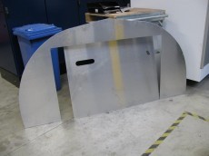 New metal front plate